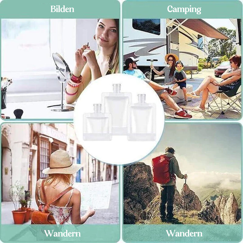 Tragbare Flüssigkeitsspenderbeutel für Reisen(10 Pcs）