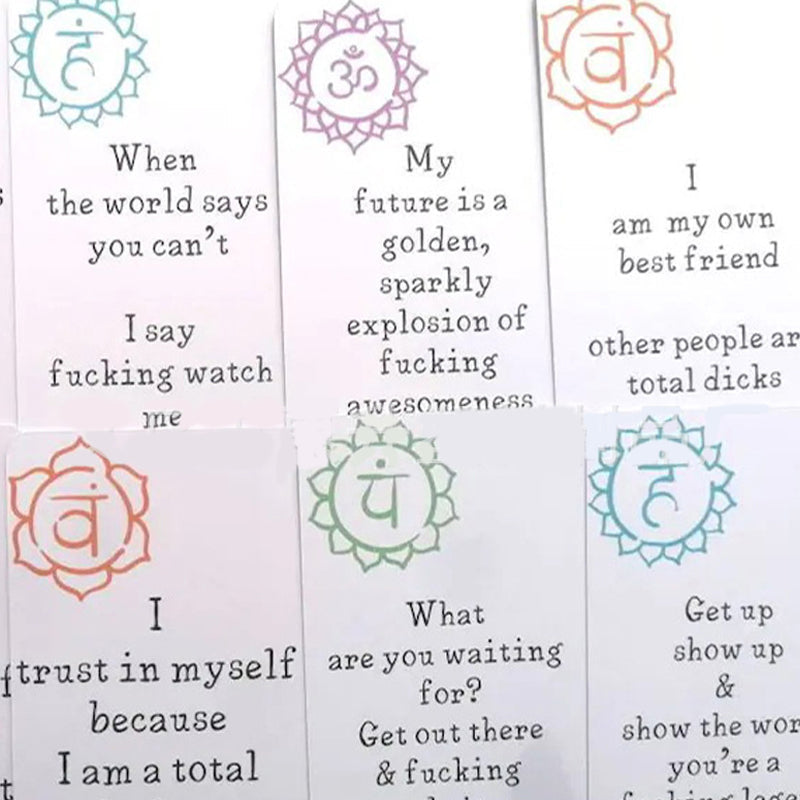 🎁Lustiges Affirmationskarten Geschenk