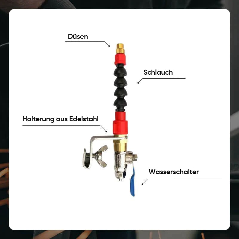 Staubentferner Wassersprüher