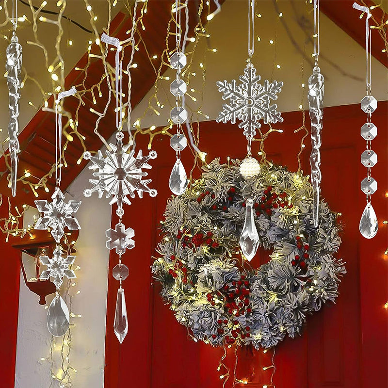 Kristall Weihnachtsschneeflockendekoration