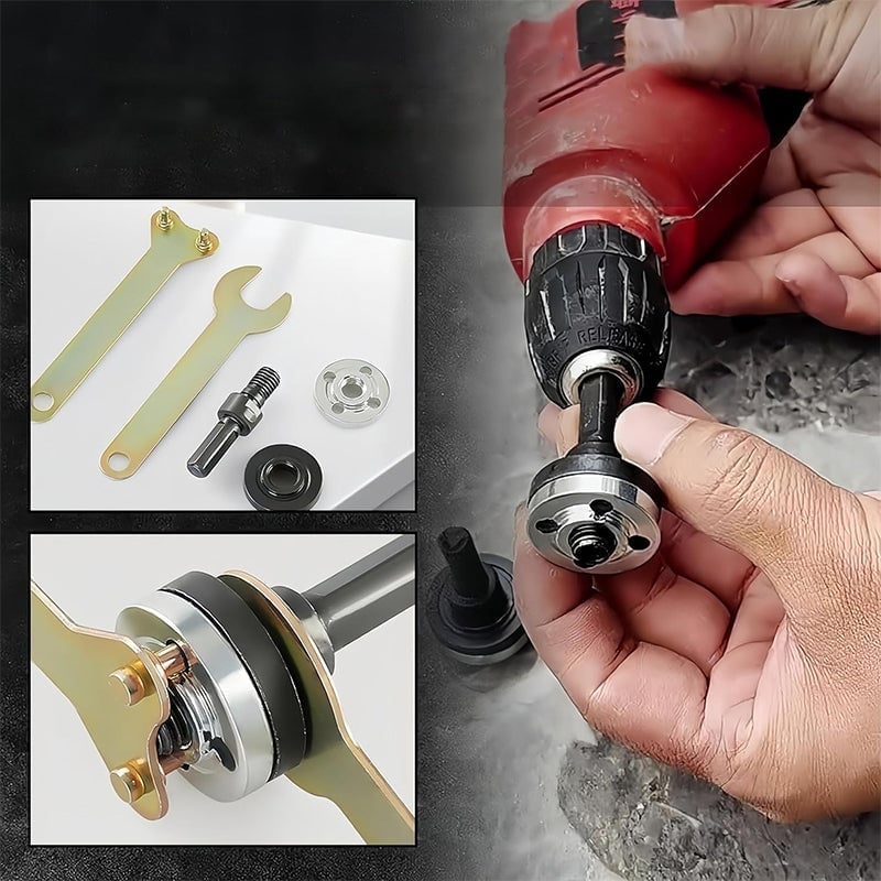 Adapter für Bohrmaschine auf Winkelschleifer