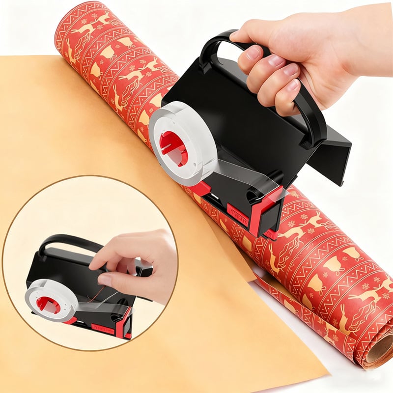 Geschenkpapier-Schneider- und Spenderset