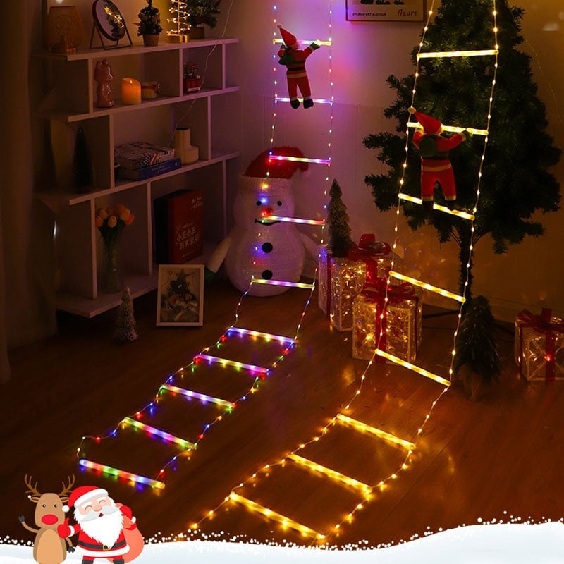 Weihnachtsmann LED-Leiterlicht