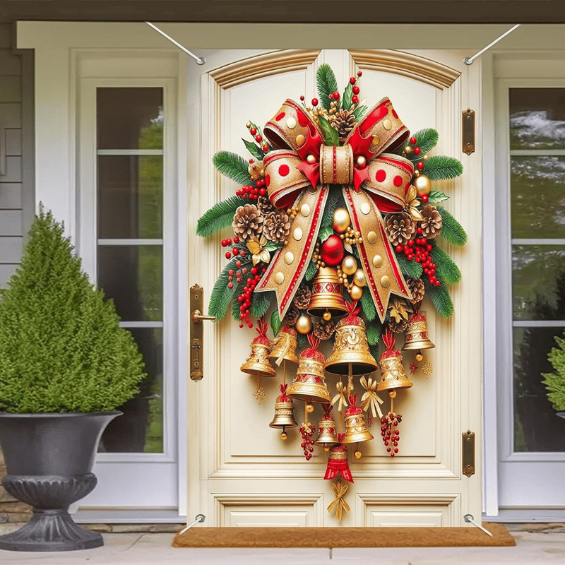 Weihnachtsglocken Türvorhang