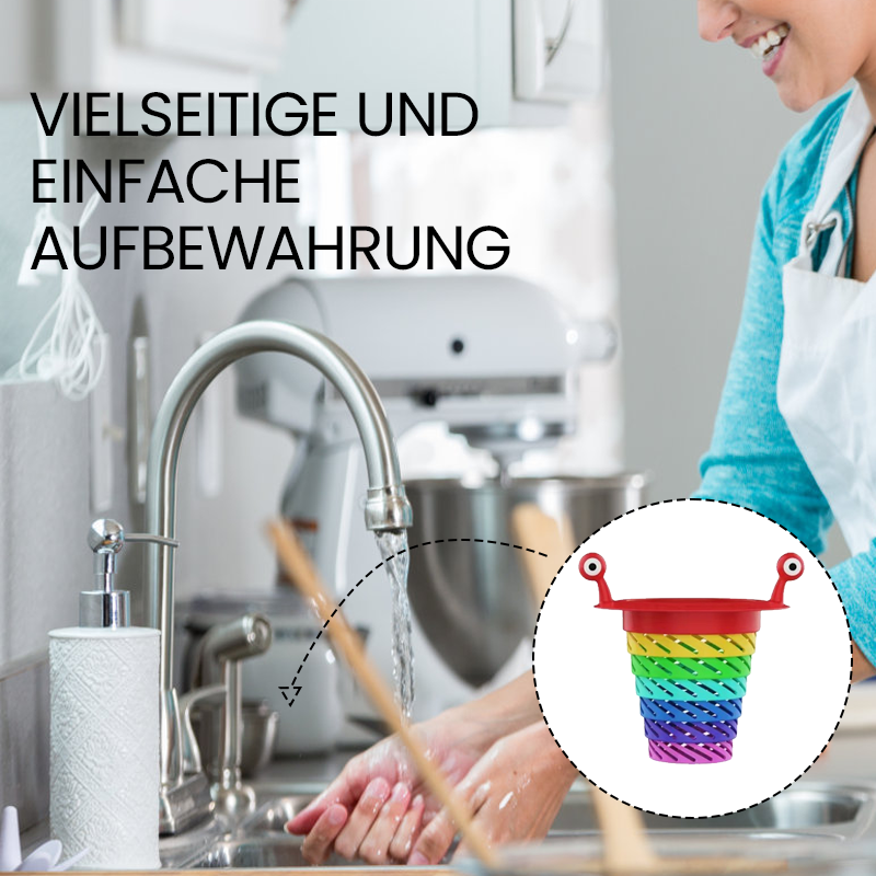 Farbiges kleines Monster Küchenspüle Sieb