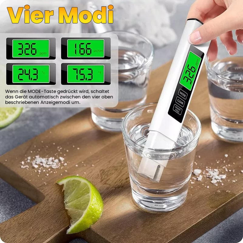 Neu 4 in 1 Tds Meter Digital Wasser Tester