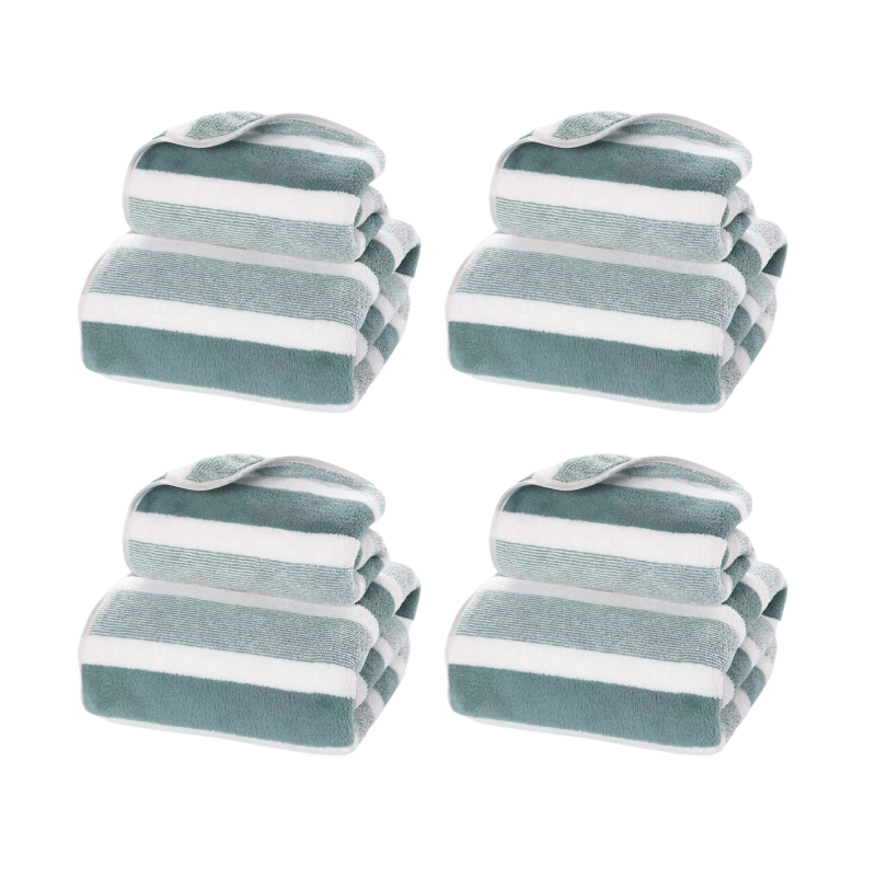 Luxus-Badetuch-Set aus Korallenfleece