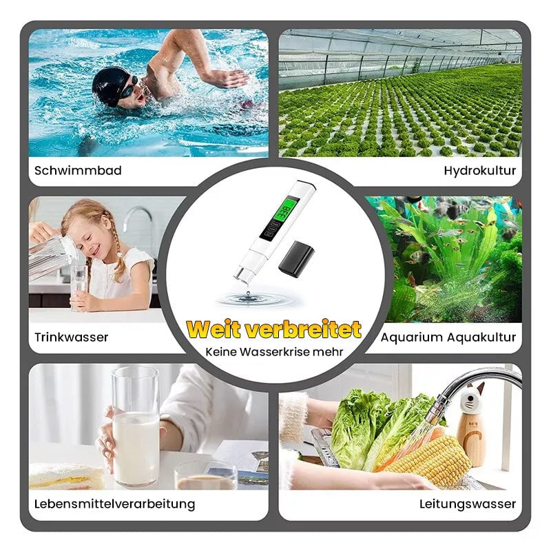 Neu 4 in 1 Tds Meter Digital Wasser Tester