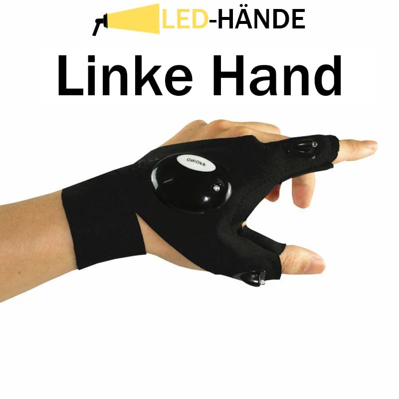 LED-Handschuhe mit wasserdichter Beleuchtung