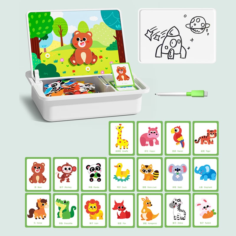 Magnetisches Puzzle-Lernbaukastenspielzeug