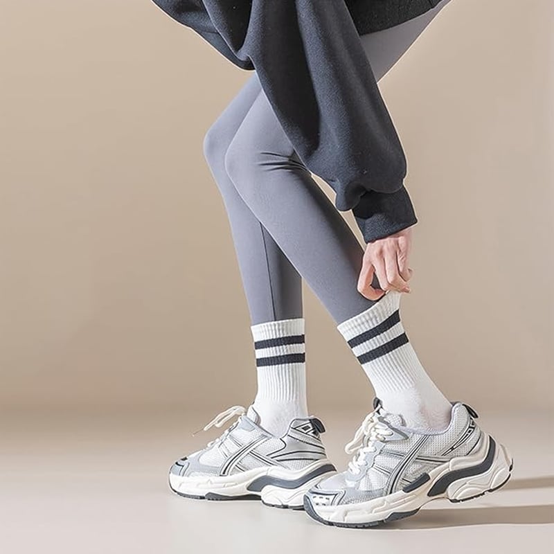 Gestreifte Retro-Socken