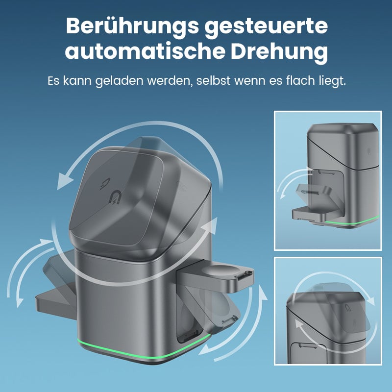 3-in-1 Drahtloses Schnellladegerät