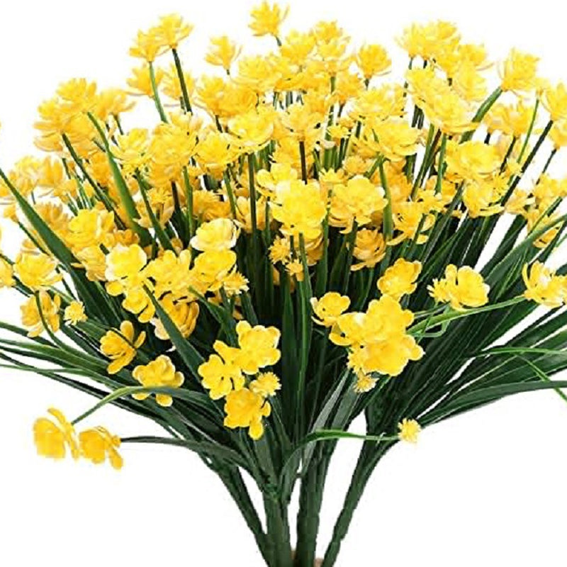 Künstliche Blumen im Freien, 2 Sträuße