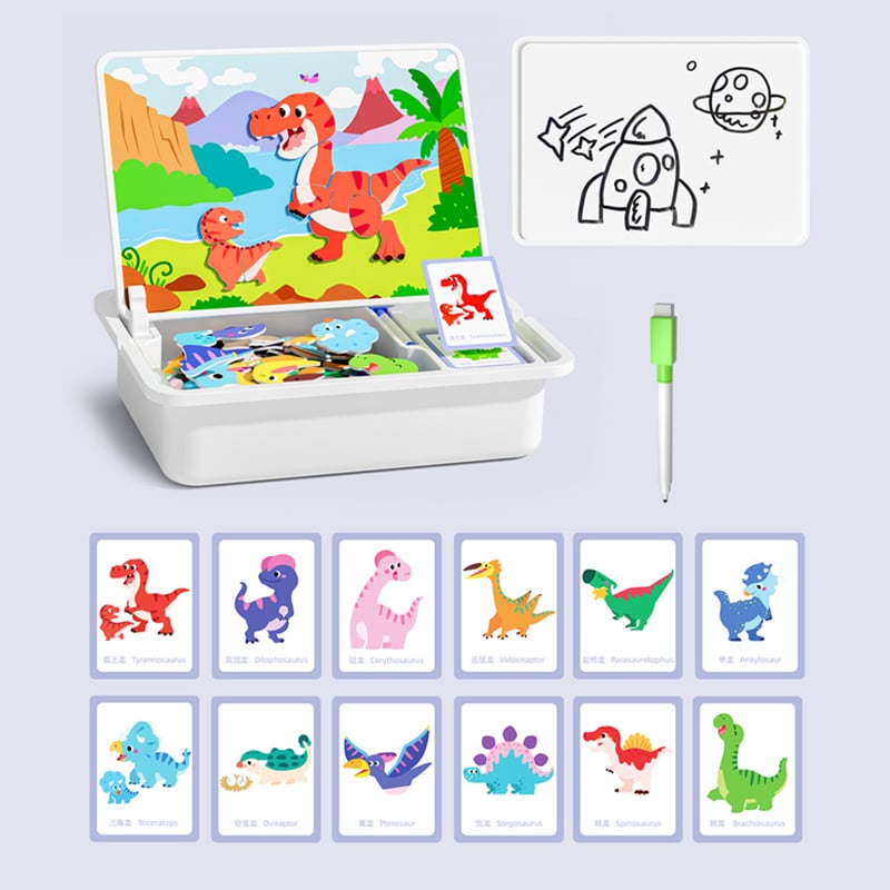 Magnetisches Puzzle-Lernbaukastenspielzeug