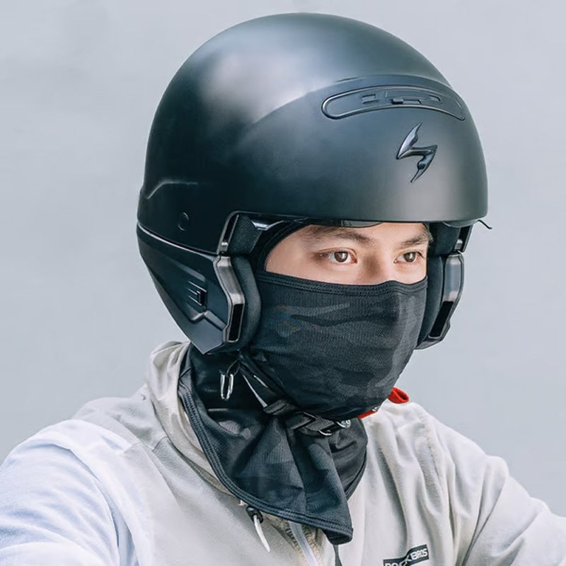 Sommer-Sturmhaube als Gesichtsmaske