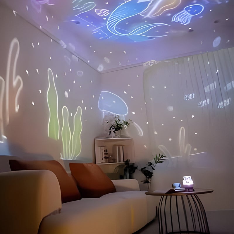 Rotierender Kutschen-Spieluhr-Projektor
