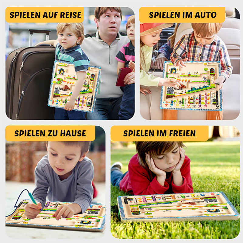 Hölzernes pädagogisches Labyrinthspielzeug für Kinder