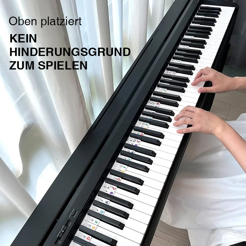 🎁Abnehmbare Klaviertastatur Notenetiketten