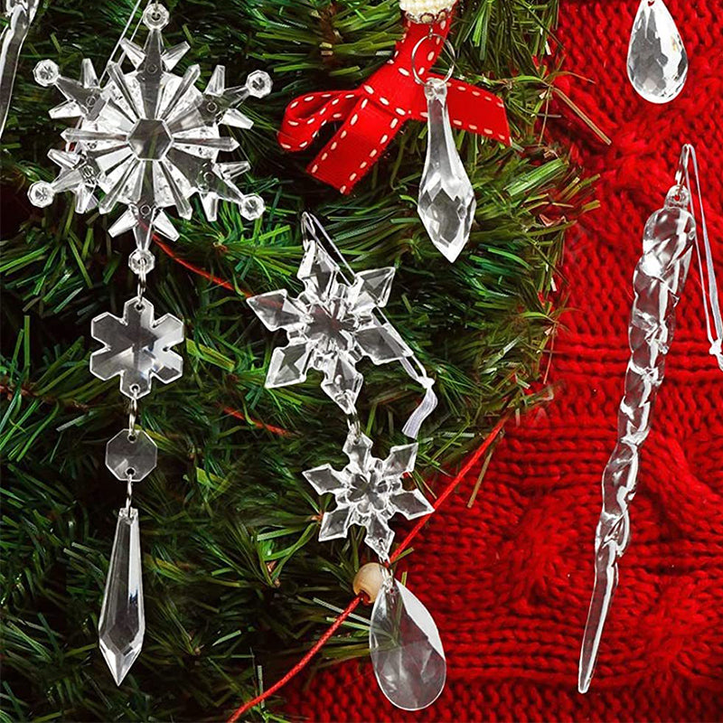 Kristall Weihnachtsschneeflockendekoration
