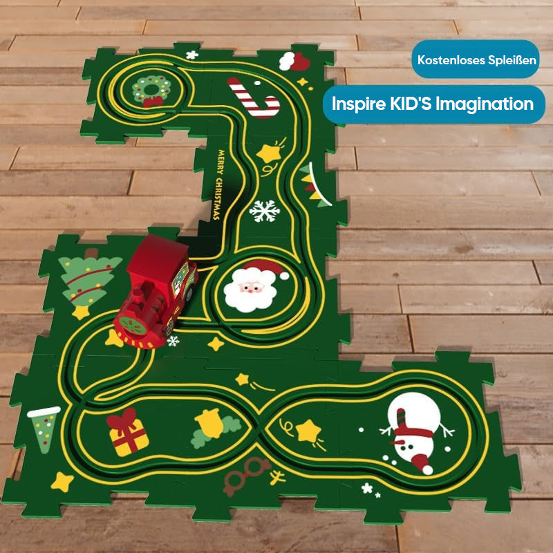 Puzzlespielzeug für Kinder mit Schienenfahrzeugen