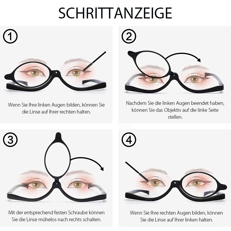 Klare Make-up-Brille