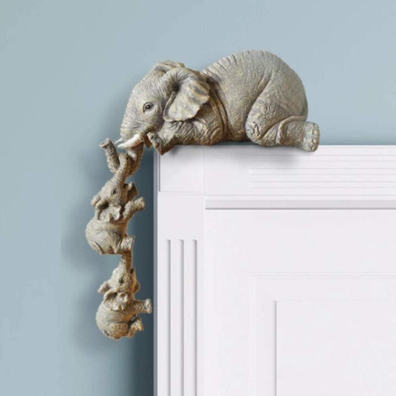 Elefant mütterliche Liebe Skulptur