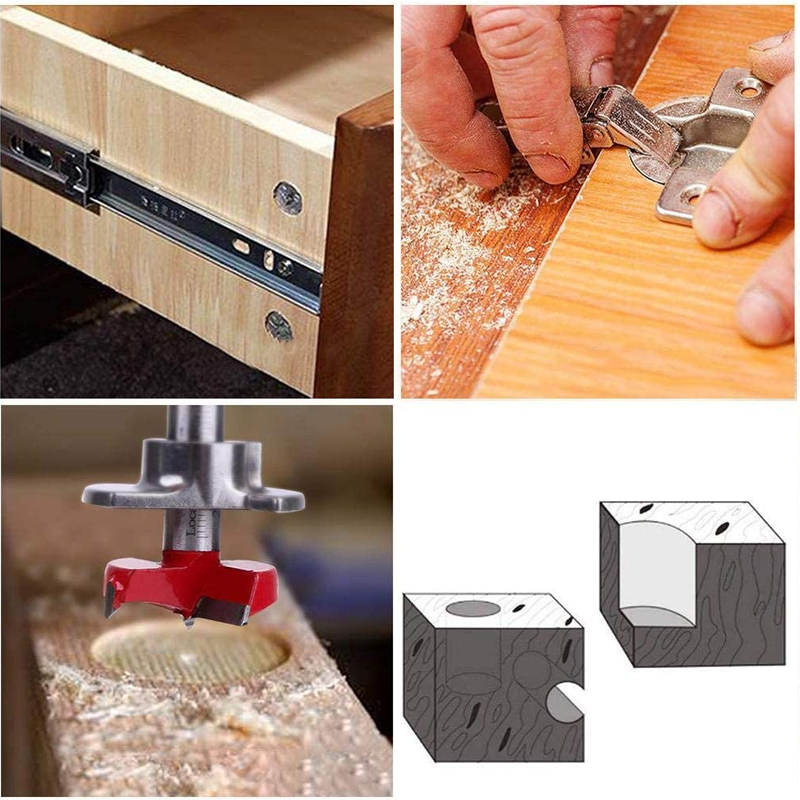😮 Holzbearbeitung Positionierung Bohrer-Set👍