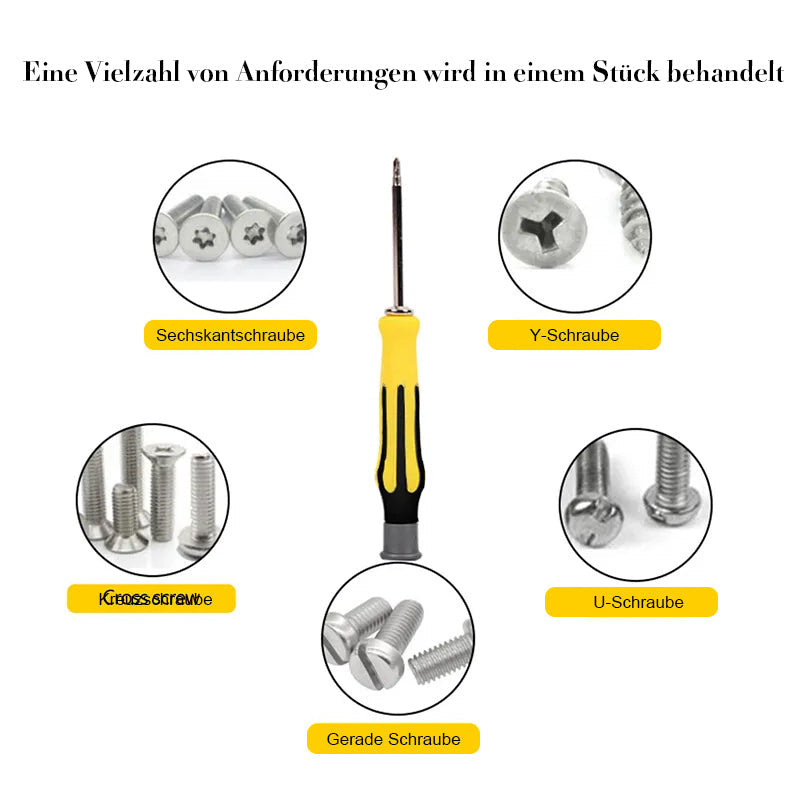 Schraubendreher 1 Satz (6 Stück)