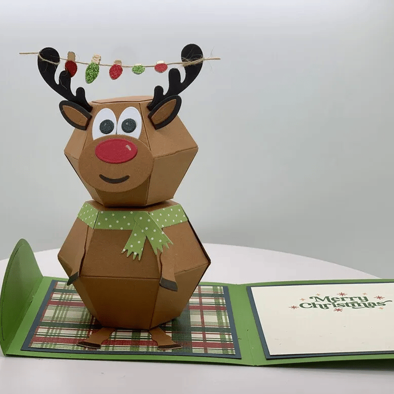 3D-Pop-Up-Weihnachtskarte