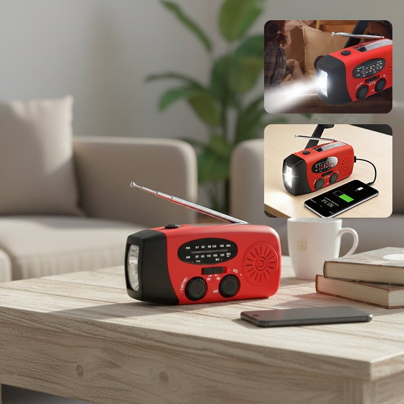 Mini Notfall-Kurbelradio