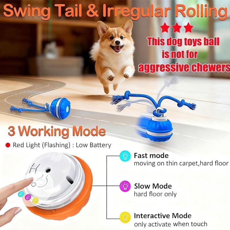 Interaktiver intelligenter rollender Hundeball
