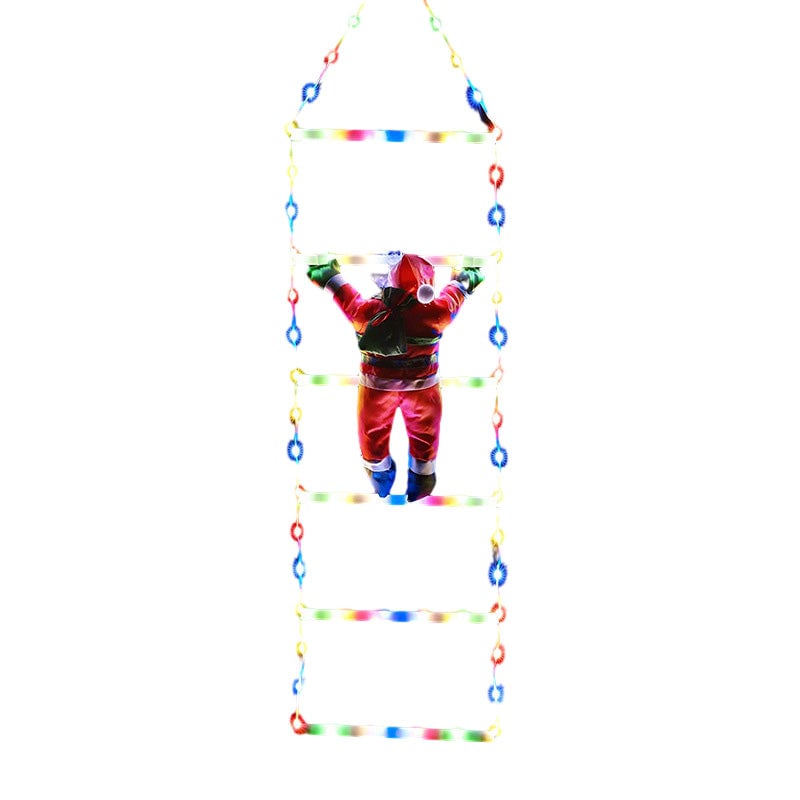 🪜Weihnachtsleiter-Dekolichter mit Weihnachtsmann