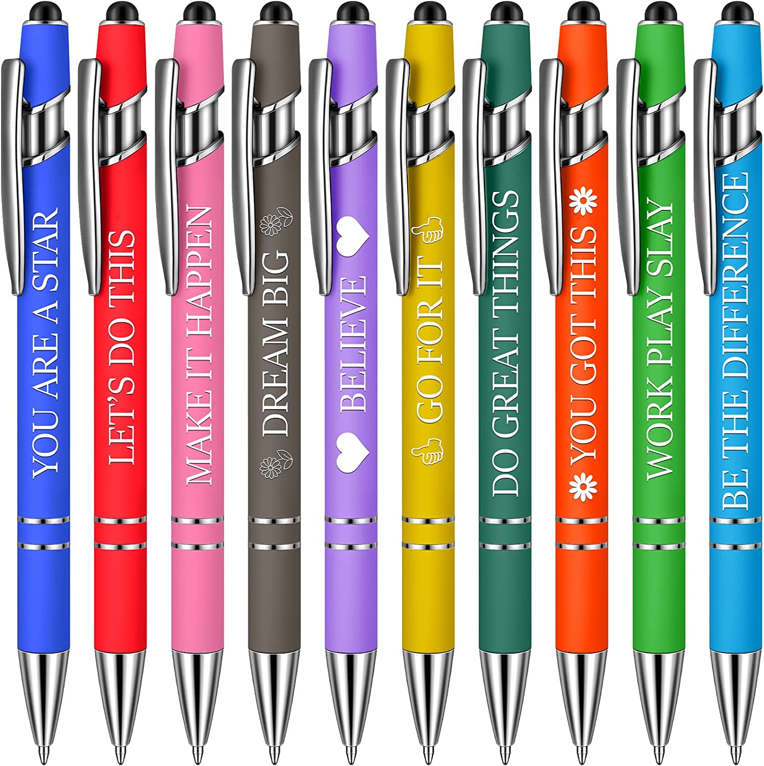 10 Stück lustiges Stift-Set(Schwarze Tinte)