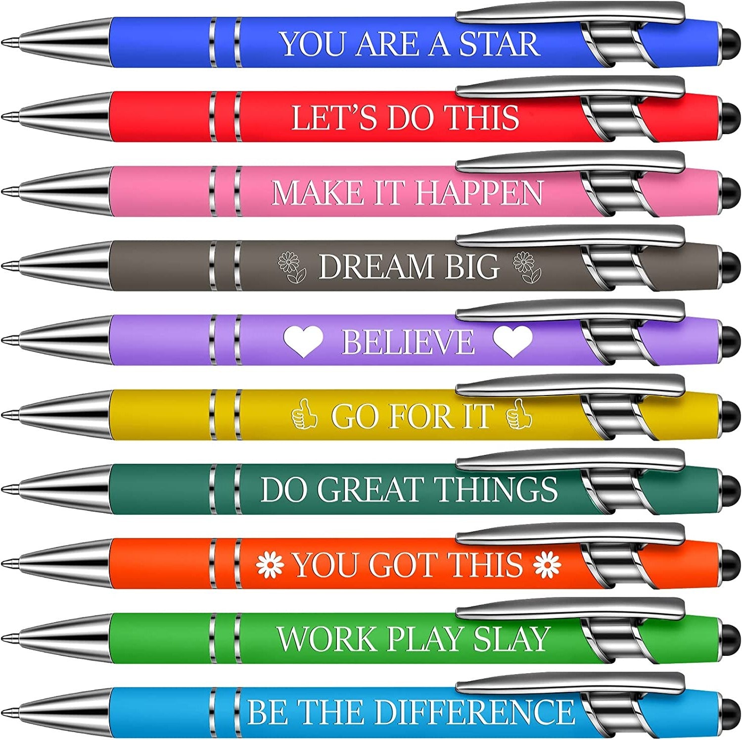 10 Stück lustiges Stift-Set(Schwarze Tinte)
