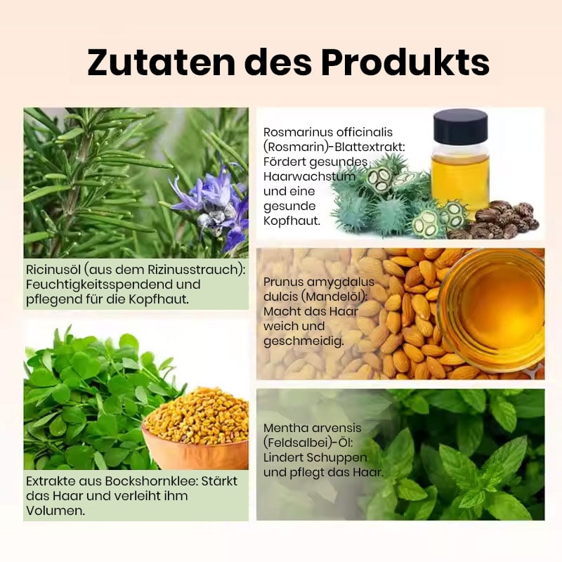 Rosmarin-Haarelexir für die Kopfhaut