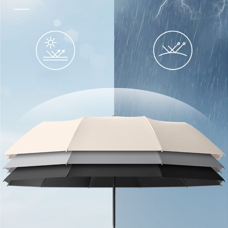 Kreative Ringschnalle Winddicht Verstärkter Regenschirm