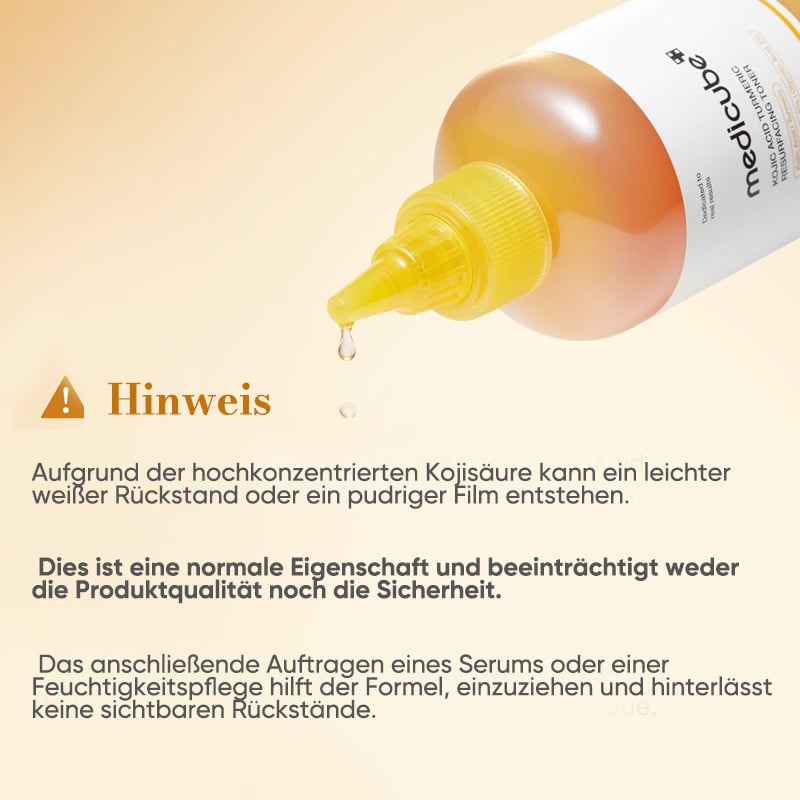 Kojisäure & Kurkuma Toner für Gesicht & Körper