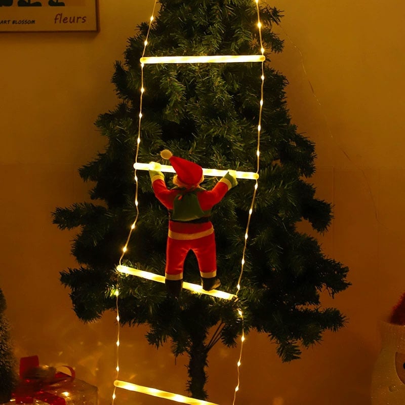 Weihnachtsmann LED-Leiterlicht