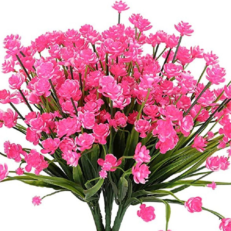 Künstliche Blumen im Freien, 2 Sträuße