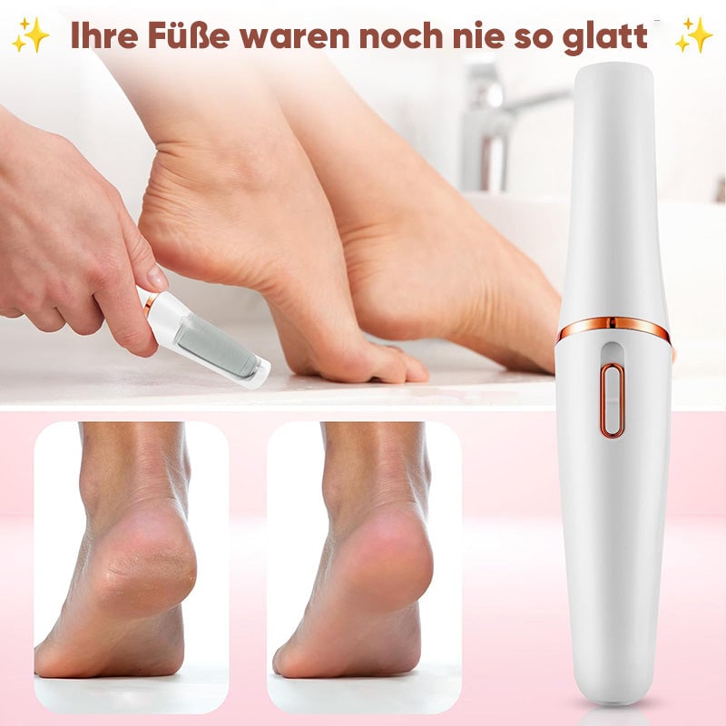 Elektrischer Hornhautentferner mit Doppelschleifkopf für die Füße