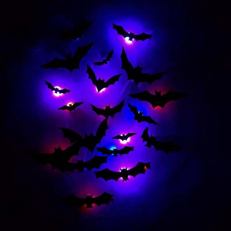 3D-Fledermaus-Design-LED-Dekoration