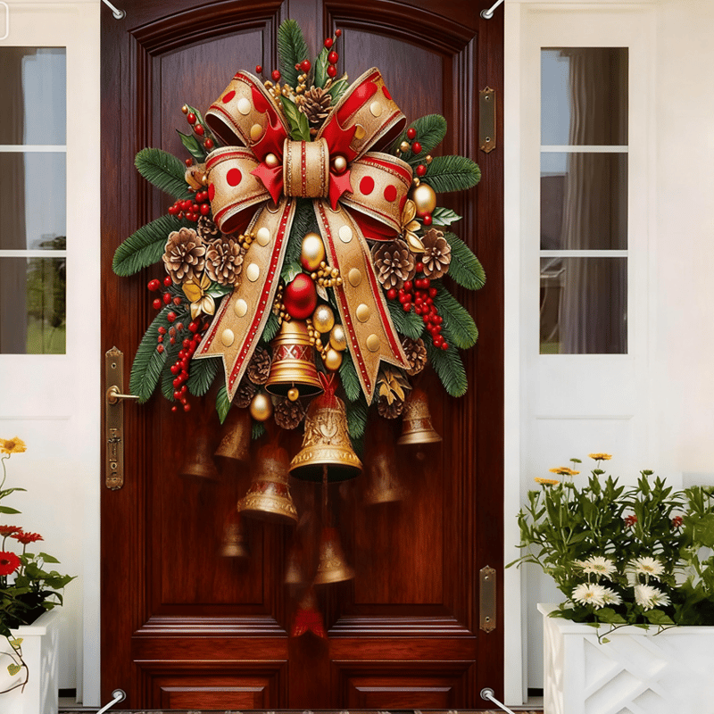 Weihnachtsglocken Türvorhang
