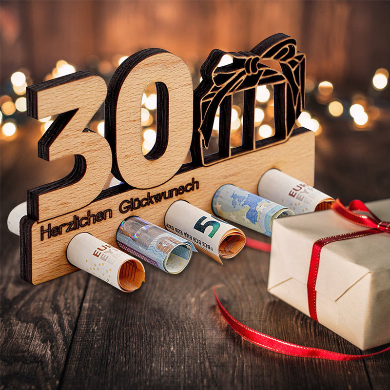 Geburtstagsgeschenk aus Holz