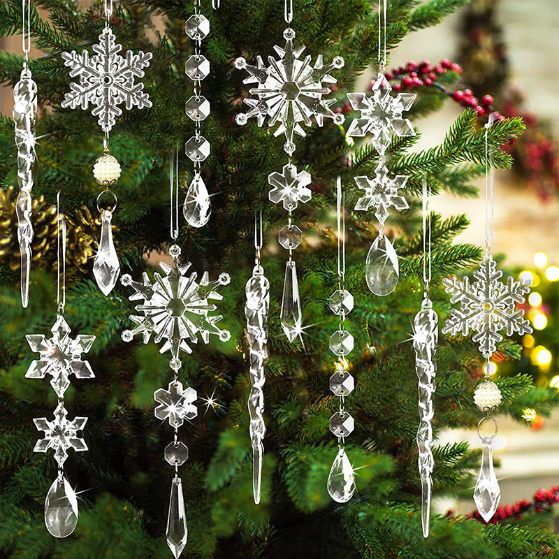 Kristall Weihnachtsschneeflockendekoration