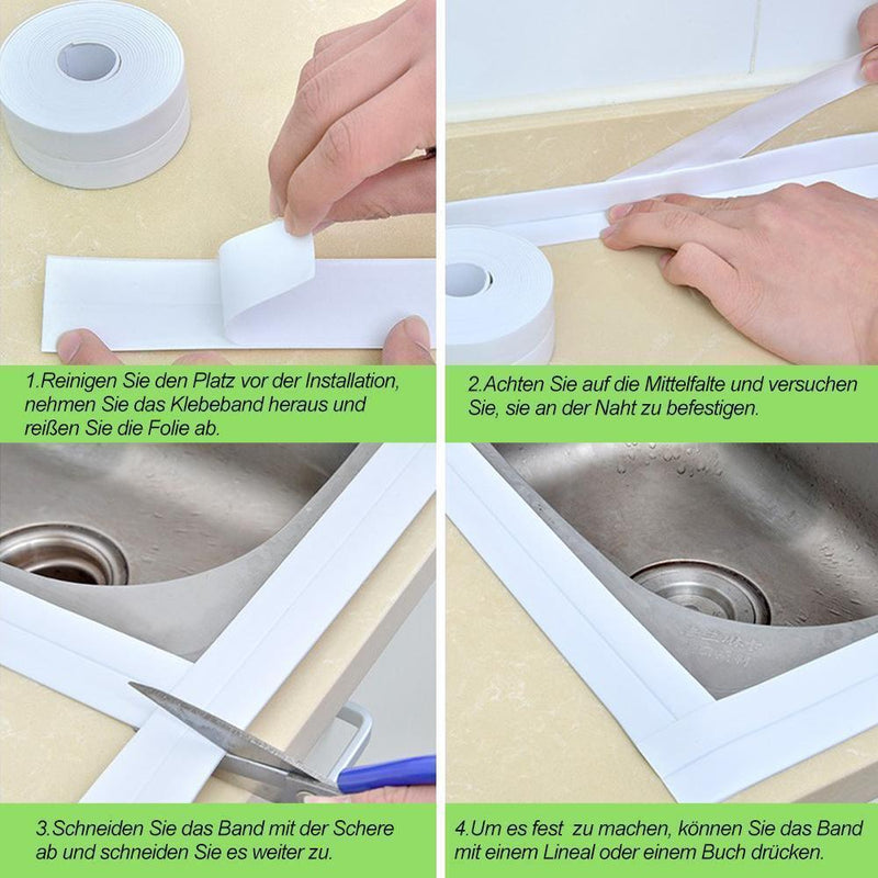 💥💥Wasserdichtes Reparaturband für Badewanne/Badezimmer/Küche