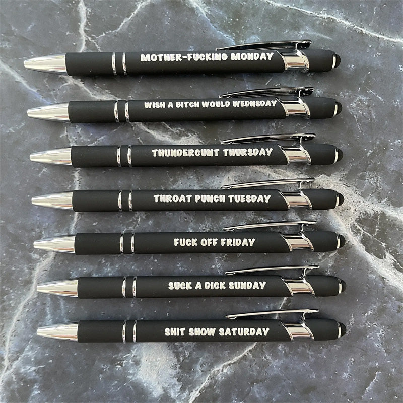 Lustiges Kugelschreiber-Set