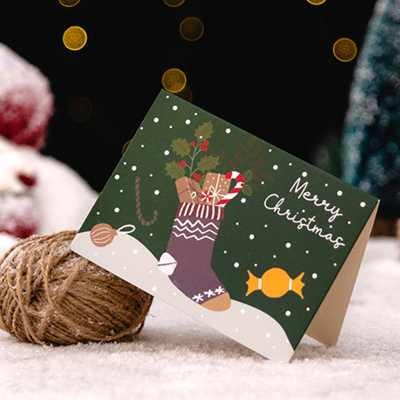 Vergoldete Weihnachtskarten
