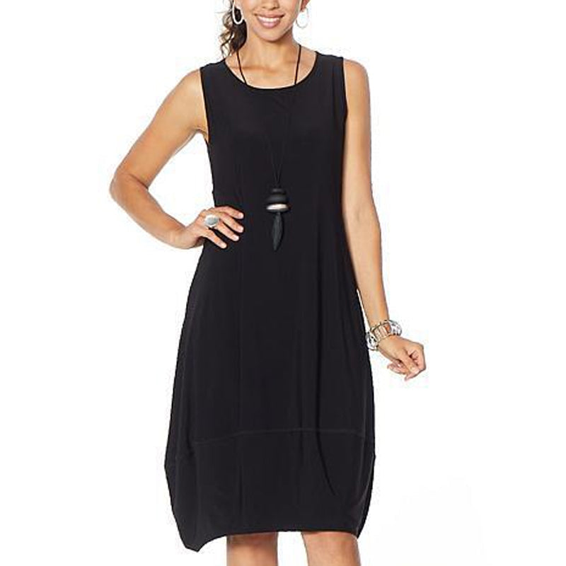 Mattem Jersey Ärmelloses Kleid