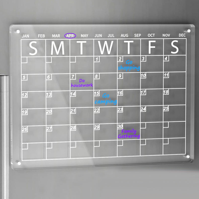 Magnetischer Kalender für den Kühlschrank