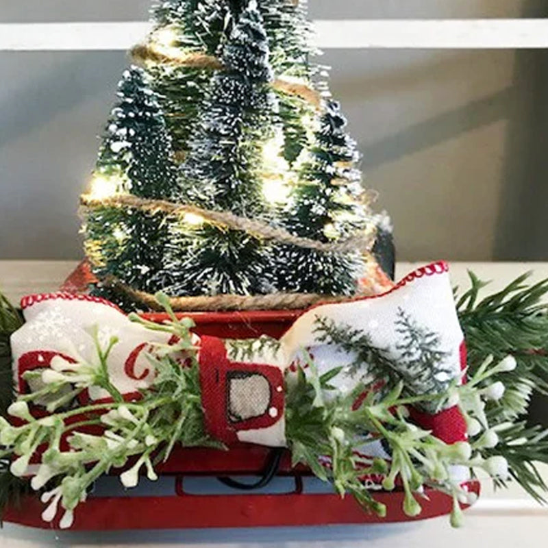 🎄Weihnachtsverkauf🔥Roter Bauernhof-LKW Weihnachten Dekorationen